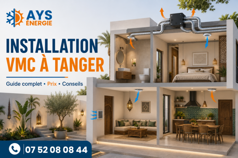 Installation VMC à Tanger Prix, Types de VMC et Devis Gratuit en 2026