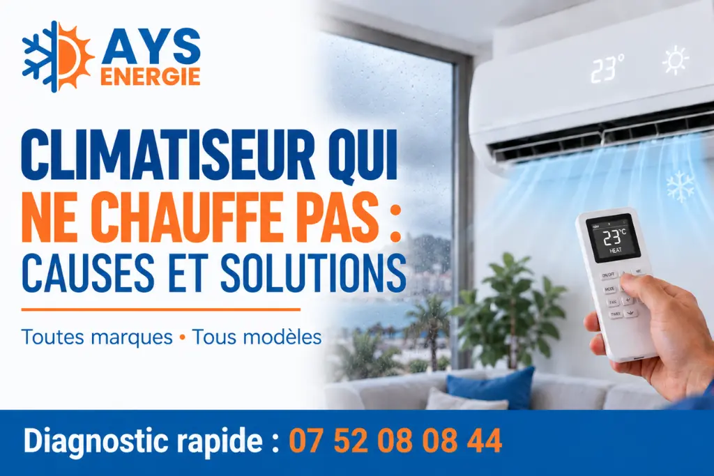 Climatiseur qui ne chauffe pas à Tanger : causes et solutions